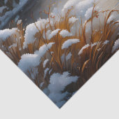 湖のデコパージュに美しい白い白鳥 薄葉紙 (詳細)