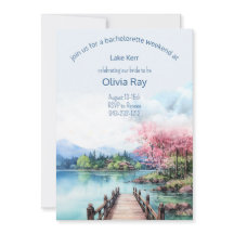 湖のバチェロレッテ週末招待状と旅程