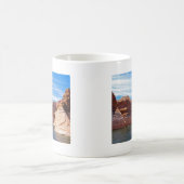 湖のパウエルのページのアリゾナの貯水池の景色 コーヒーマグカップ (中央)