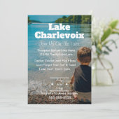 湖のパーティーへの招待 招待状 (スタンド正面)