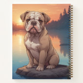 湖のブルドッグ ノートブック (裏面)