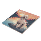 湖のプードル タイル (側面)