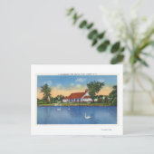 湖のホープ公園スワンスのビュー ポストカード (スタンド正面)