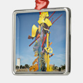 湖のボランティア法規へのトリビュート鏡 メタルオーナメント (左)