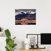 湖のポスターが描かれた美しい山の景色 ポスター (ホームオフィス)