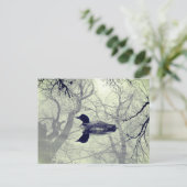 湖のポストカードに黒と白のルーン ポストカード (スタンド正面)