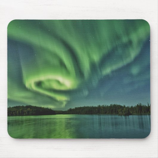 湖のマウスパッドのNorthern Lights マウスパッド (正面)