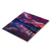 湖のマクドナルドの景色モンタナ タイル (側面)