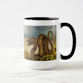 湖のマグのドラゴン マグカップ