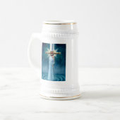 湖のマグの女性 ビールジョッキ (正面左)