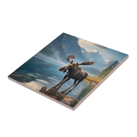 湖のムース タイル (側面)