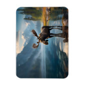 湖のムース マグネット (縦)