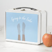 湖のランチボックスの足(黒い肌) メタルランチボックス (インサイチュ)