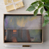 湖のログキャビン 薄葉紙 (ギフト)