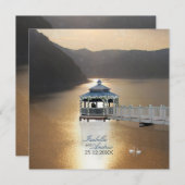 湖のロマンス 招待状 (正面/裏面)