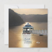 湖のロマンス 招待状 (正面)