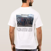 湖のワイシャツの2013旅行 Tシャツ (裏面)