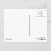 湖の上で白鳥 ポストカード (裏面)