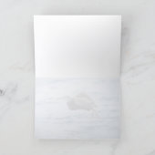湖の上で踊るオオアオサギ Blank シーズンカード (内部)