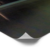 湖の上のオーロラ ポスター (角)