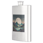 湖の上のスーパームーン フラスク (左)