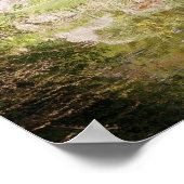 湖の上のベンチ ポスター (角)