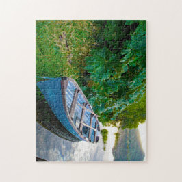 湖の上のボート。ジグソーパズル ジグソーパズル