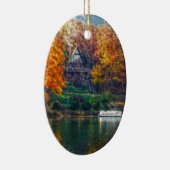 湖の上の家 セラミックオーナメント (右)