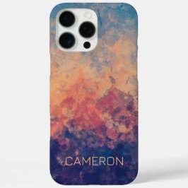 湖の上の紫のトワイライト iPhone 16 PRO MAXケース