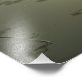 湖の上の霧の日 フォトプリント            (角)