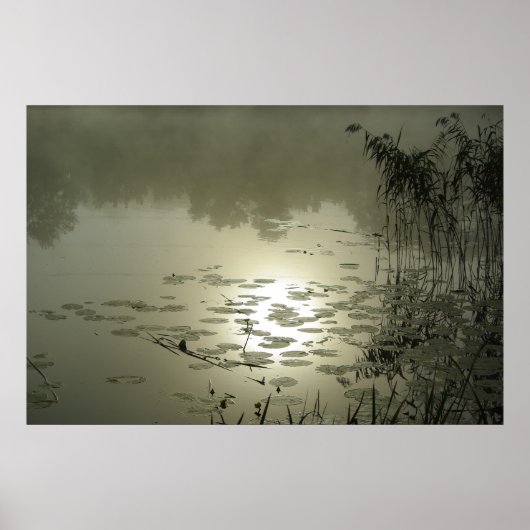 湖の上の霧の日 ポスター (正面)