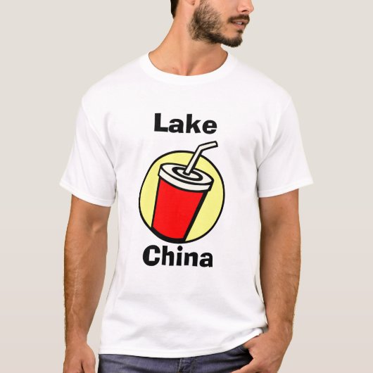 湖の中国のTシャツ Tシャツ (正面)