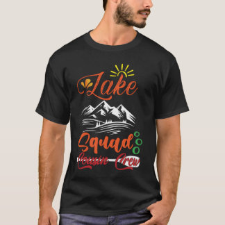 湖の仲間 休暇 キャンプ 従兄弟 クルー ライフ フレン Tシャツ