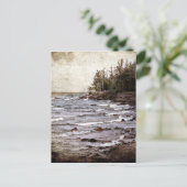 湖の優れた波 ポストカード (スタンド正面)