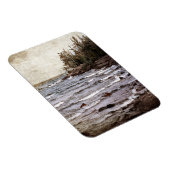 湖の優れた波 マグネット (右側)