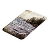 湖の優れた波 マグネット (左側)