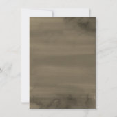 湖の冒険が始まる |ブラウンとネイビーの赤ちゃんシャワー 招待状 (裏面)