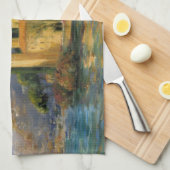 湖の別荘 キッチンタオル (四つ折り)