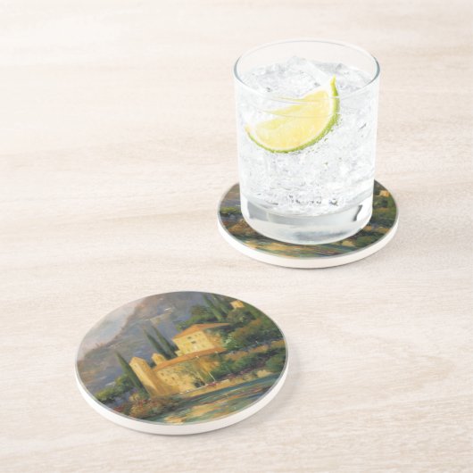 湖の別荘 コースター (側面)