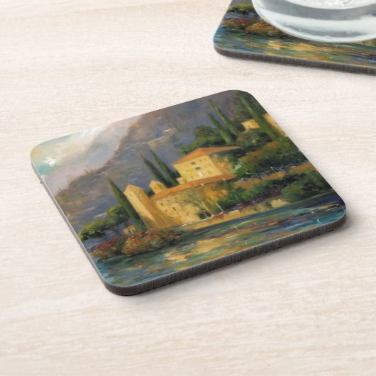 湖の別荘 コースター (左側)