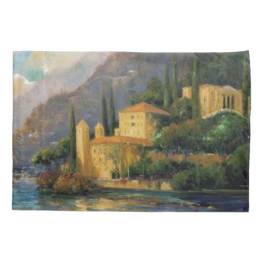 湖の別荘 枕カバー (裏面-左)