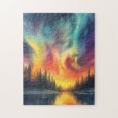 湖の北の光 ジグソーパズル (縦)