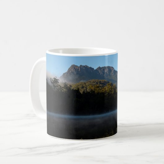湖の反射 コーヒーマグカップ (正面左)