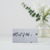 湖の名刺の浜鳥 名刺 (スタンド正面)