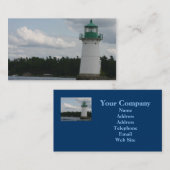 湖の名刺の灯台 名刺 (正面/裏面)