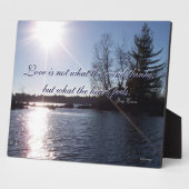 湖の向こう フォトプラーク (側面)