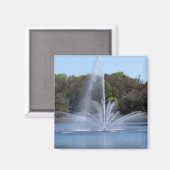 湖の噴水 マグネット (正面/裏面)