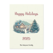 湖の地域のクリスマスのウサギ