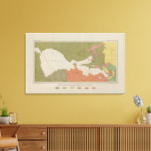 湖の地質澄ん地図 キャンバスプリント (インサイチュ (リビング))