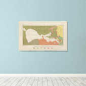 湖の地質澄ん地図 キャンバスプリント (インサイチュ (ウッドフロア))